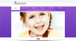 Desktop Screenshot of angelfaces-adopcion-internacional.org