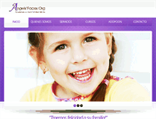 Tablet Screenshot of angelfaces-adopcion-internacional.org